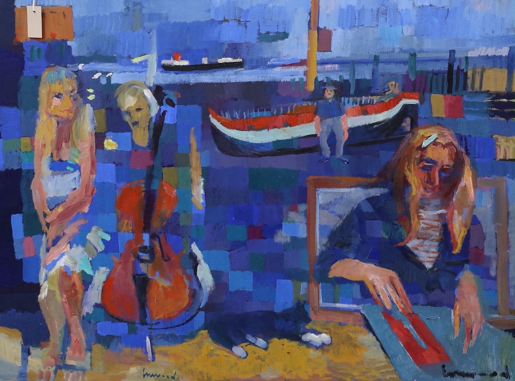 Derek Inwood (1925-2012), oil on canvas, 'Venus', signed, 90 x 120cm